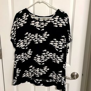 Black Ava Sky Fish top